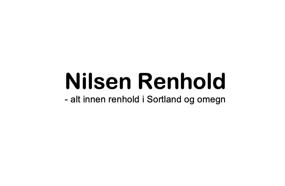 Nilsen Renhold utfører renholdstjenester i Sortland og omegn. Medlem av Expertvask-kjeden.